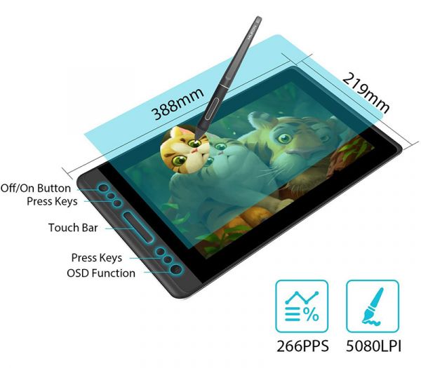 Монітор-планшет Huion Kamvas Pro 13