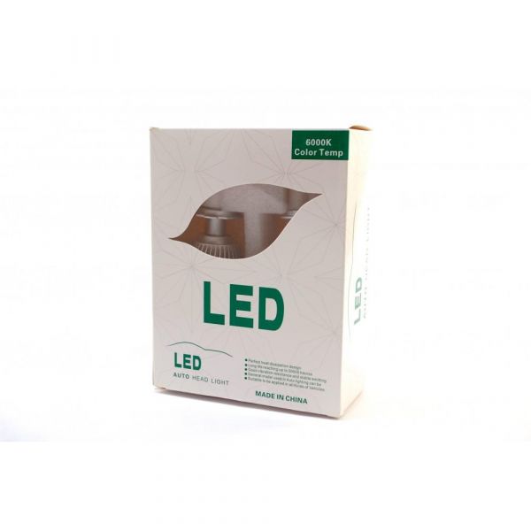 Лампы светодиодные LedHeadLamp F8 H1 chip COB радиатор (2шт)