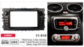 Рамка перехідна Carav 11-818 Ford Focus, Mondeo, S-Max, C-Max, Galaxy, Kuga