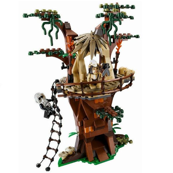 Пластмассовый конструктор LEGO Star Wars Деревня Эвоков (10236)