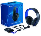 Наушники/гарнитура для приставки Sony Gold Wireless Stereo Headset Black