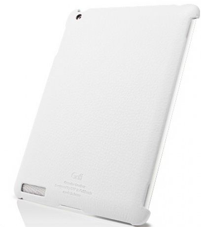 SGP Leather Case Griff Series White for iPad 2 (SGP07694)