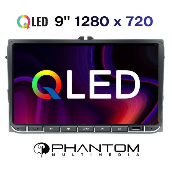 Автомагнітола PHANTOM SMART S1 QLED9 4/64 VW Universal