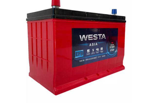 Автомобільний акумулятор WESTA 6CT-100Ah EFB Asia Аз (WAE101)