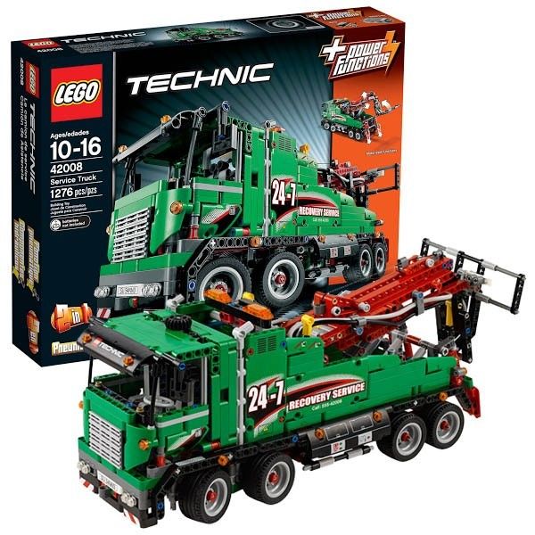Пластмассовый конструктор LEGO Technic Машина техобслуживания (42008)