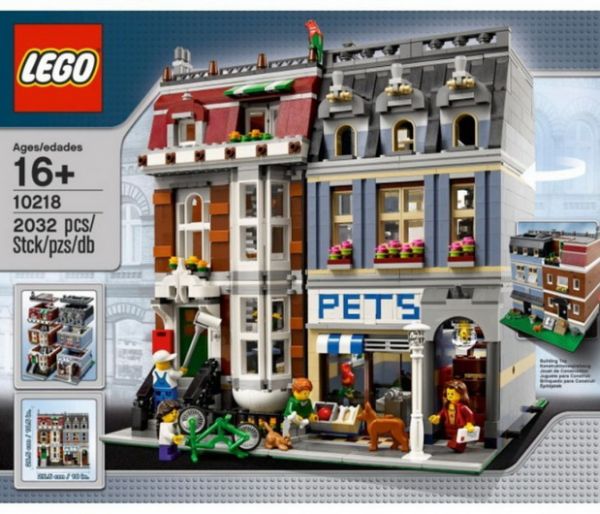 Пластмассовый конструктор LEGO Exclusive Зоомагазин 10218