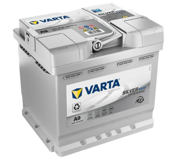 Автомобільний акумулятор Varta 6CT-50 AGM АзЕ Silver Dynamic A9 (550901054)