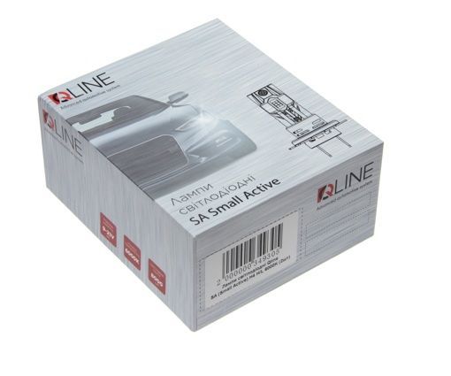 Світлодіодні лампи Qline SA (Small Active) H4 H/L 6000K (2шт)