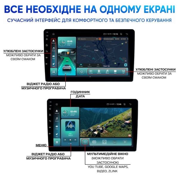Автомагнітола PHANTOM  SMART S1 QLED9 4/64