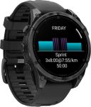 Смарт-годинник Garmin Fenix 8 47mm AMOLED Slate Gray with Black Silicone Band (010-02904-00/09)