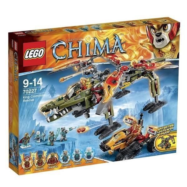 Пластмассовый конструктор LEGO Chima Спасение короля Кроминуса (70227)