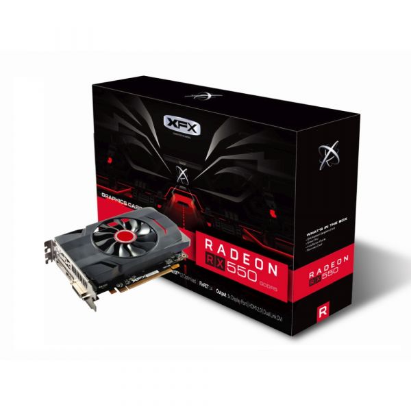 Видеокарта XFX AMD Radeon RX 550 Core Edition 4GB (RX-550P4SFGR)