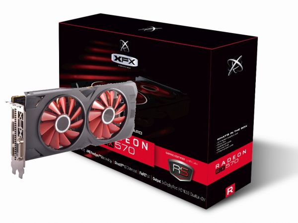 Видеокарта XFX Radeon RX 570 RS Black Edition (RX-570P8DBD6)
