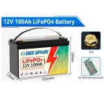 Літій-залізо-фосфатний акумулятор DEE SPAEK LiFePO4 12V 100Ah Bluetooth (1280Wh) (BMS 100A)