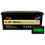 Літій-залізо-фосфатний акумулятор SJY LiFePO4 12V 300 Ah LCD (3840Wh) (BMS50/200A)