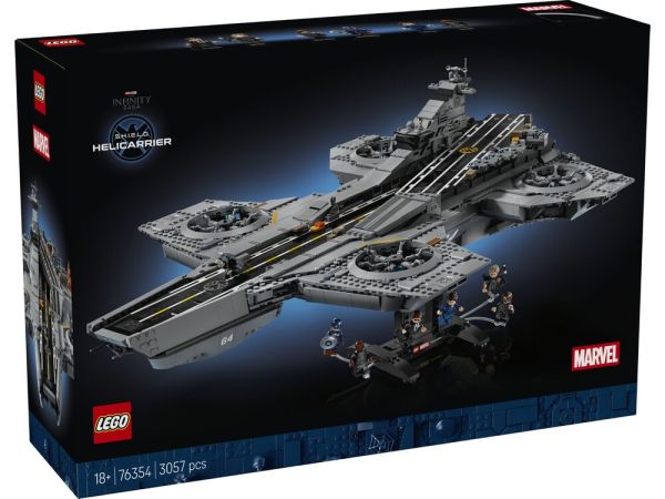 Блоковий конструктор LEGO Marvel Гелікеріер Щ.И.Т. (76354)