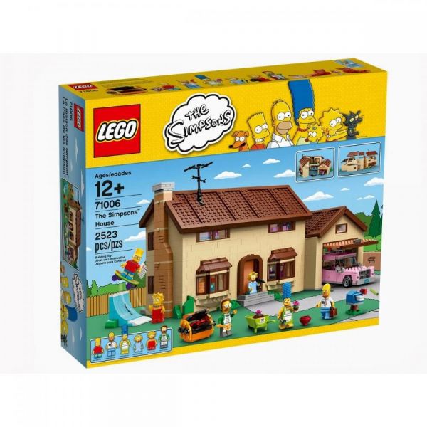 Пластмассовый конструктор LEGO Дом Симпсонов (71006)