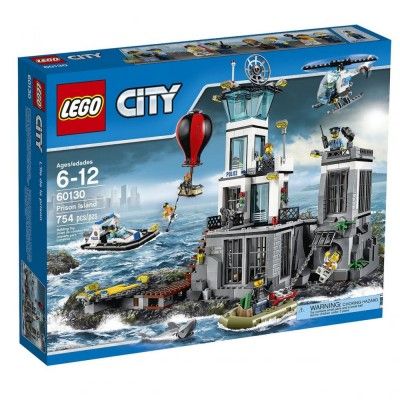 Пластмассовый конструктор LEGO City Police Остров-тюрьма (60130)