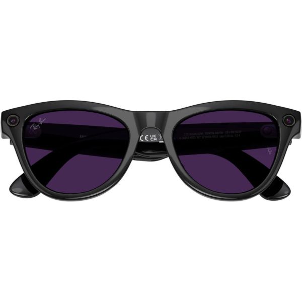 Смарт-окуляри Ray-Ban Meta Skyler Gen 2 St. Shiny Black Frame/Clear to Amethyst Transitions Lenses (RW4014 601/CH 52-20)