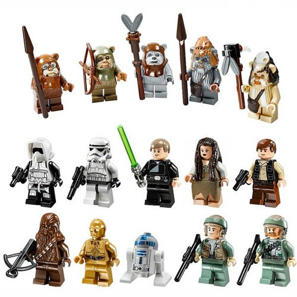 Пластмассовый конструктор LEGO Star Wars Деревня Эвоков (10236)