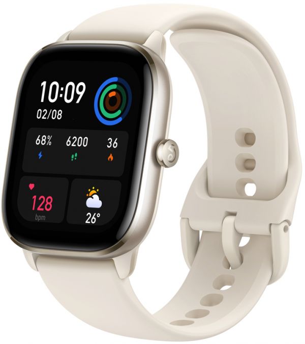 Amazfit GTS 4 Mini Moonlight White