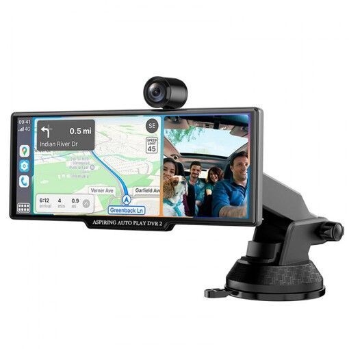 Монітор Aspiring Auto Play DVR 2, Magnet, CarPlay, Android auto