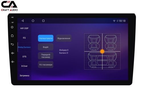 Автомагнітола CraftAudо QMS-108128 Android13 QLED 8+128Gb 10"