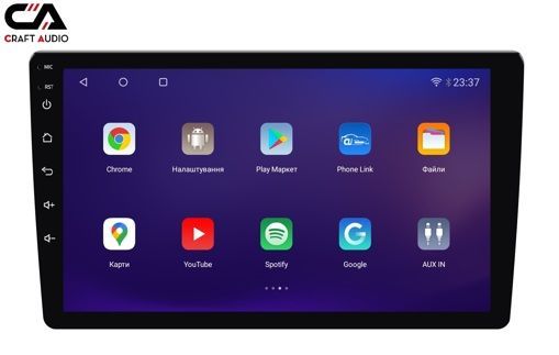 Автомагнітола CraftAudо QMS-108128 Android13 QLED 8+128Gb 10"