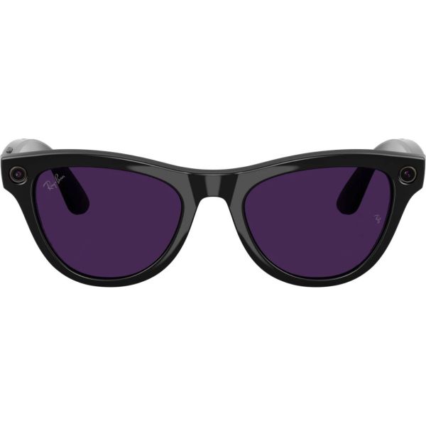 Смарт-окуляри Ray-Ban Meta Skyler Gen 2 St. Shiny Black Frame/Clear to Amethyst Transitions Lenses (RW4014 601/CH 52-20)