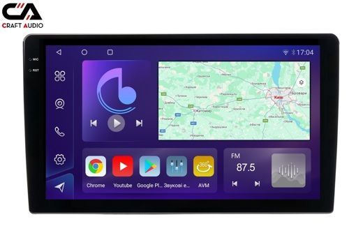 Автомагнітола CraftAudio CraftAudо QMS-98256 Android13 QLED 8+256Gb 9" 2K