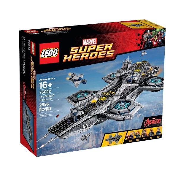 Пластиковый конструктор LEGO Авианосец Мстителей (76042)