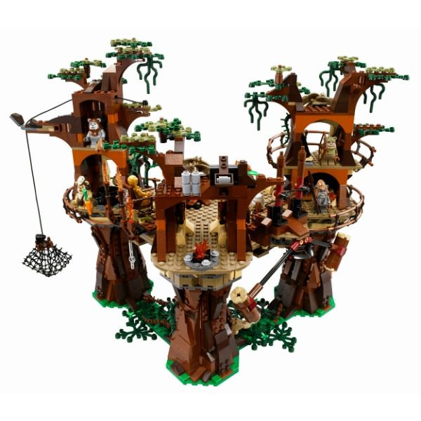 Пластмассовый конструктор LEGO Star Wars Деревня Эвоков (10236)