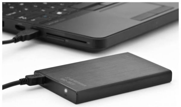 Зовнішній корпус Digitus 2,5 SDD/HDD-Gehäuse, SATA I-II - USB 2.0 (DA-71104)