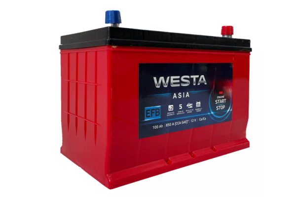 Автомобільний акумулятор WESTA 6CT-100Ah EFB Asia АзЕ (WAE100)