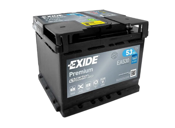 Автомобільний акумулятор EXIDE Premium 6СТ-53Ah АзЕ (EA530)
