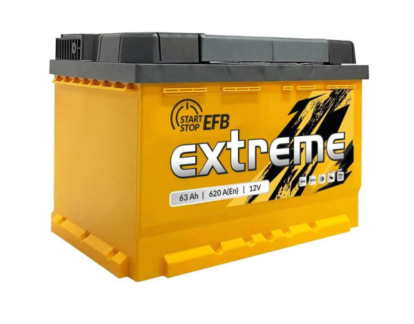 Автомобільний акумулятор Extreme 6CT-63 EFB Аз (EEFB631)