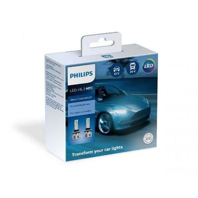 Лампы светодиодные PHILIPS 11362UE2X2 H11 24W 12-24V Ultinon Essential G2 6500K