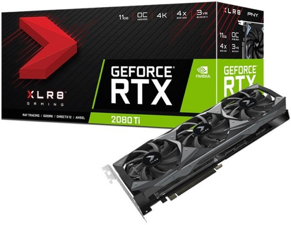 Видеокарта PNY GeForce RTX 2080 Ti 11GB XLR8 Gaming OC (VCG2080T11TFMPB-O)