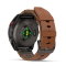 Garmin Fenix 8 Pro 47 mm AMOLED Carbon Gray DLC Titanium with Chestnut Leather Band (010-03198-40) 