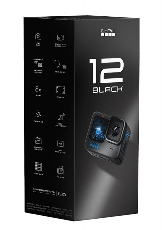 Екшн-камера GoPro HERO 12 Black (CHDHX-121-RW) 