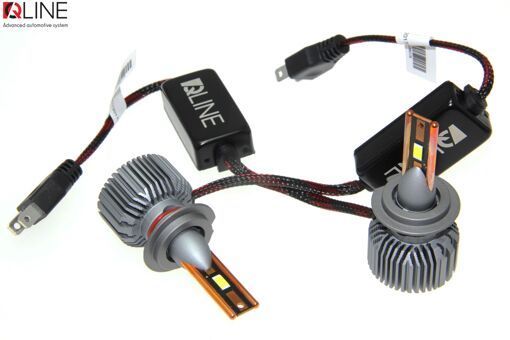 Лампи світлодіодні QLine Ultra +200% 55W H7 6000K (2шт.) 24V
