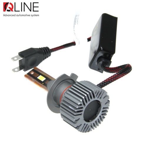 Лампи світлодіодні QLine Ultra +200% 55W H7 6000K (2шт.) 24V