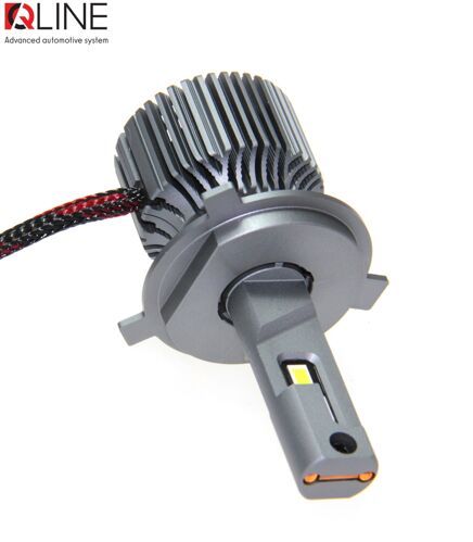 Лампи світлодіодні QLine Ultra +200% H4 55W 6000K (2шт.) 12V