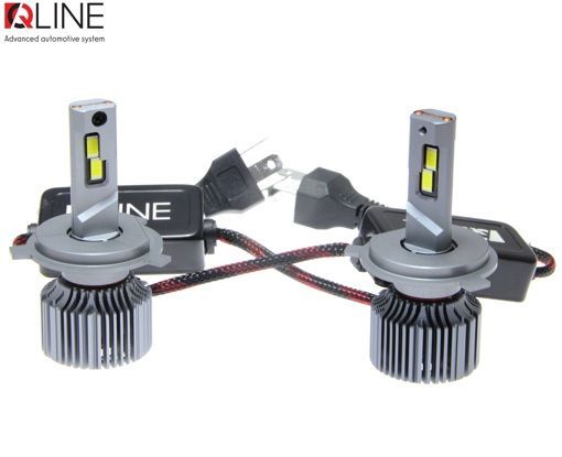 Лампи світлодіодні QLine Ultra +200% H4 55W 6000K (2шт.) 12V