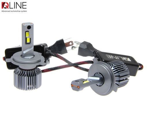 Лампи світлодіодні QLine Ultra +200% H4 55W 6000K (2шт.) 12V