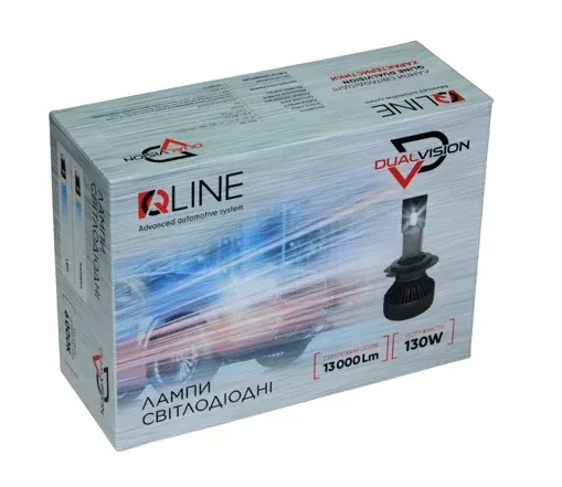 Лампи світлодіодні QLine DualVision 65W H11 6000K (2шт.)