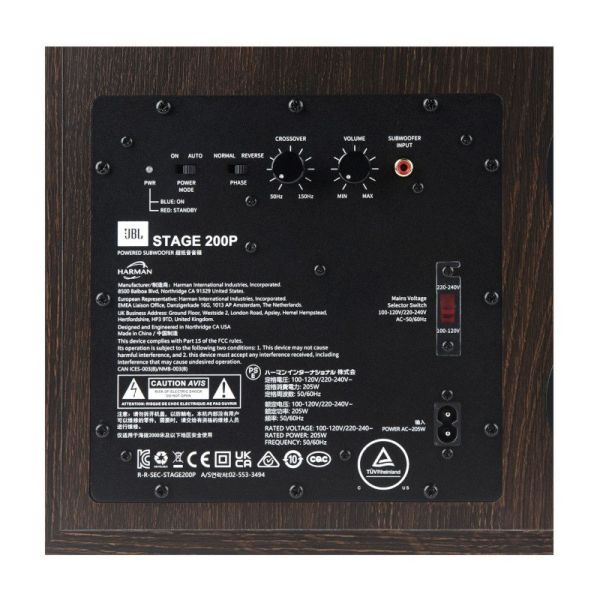 Сабвуфер JBL Stage 200P Black (JBL200PBLK)