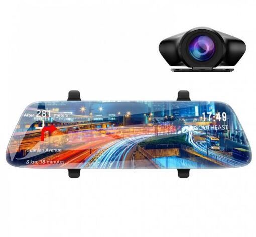 Зеркало-накладка заднього огляду відеореєстратор Aspiring MAXI 5 WiFi 4K Speedcam