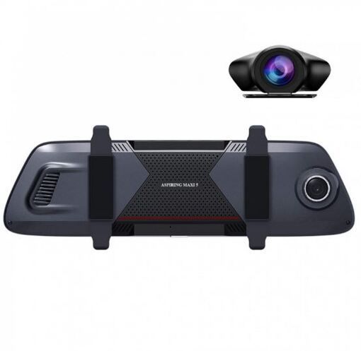 Зеркало-накладка заднього огляду відеореєстратор Aspiring MAXI 5 WiFi 4K Speedcam