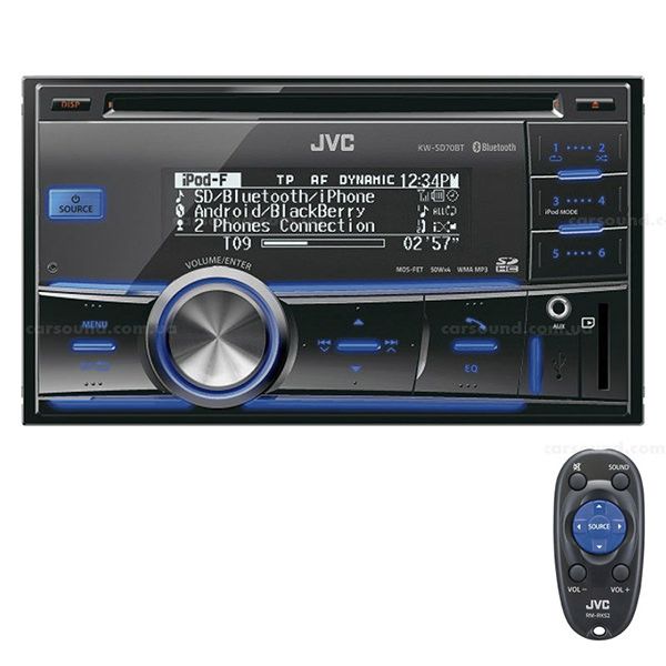 Автомагнитола JVC KW-SD70BTEYD